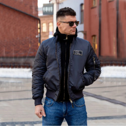 Фото: “Куртка бомбер D-tec SP-04 Navy | Army Stroll”, купить в интернет магазине