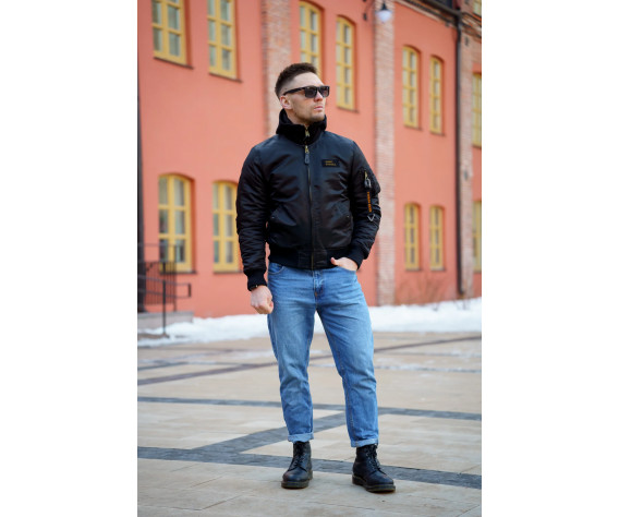 Фото: “Куртка бомбер D-tec SP-04 Black | Army Stroll”, купить в интернет магазине