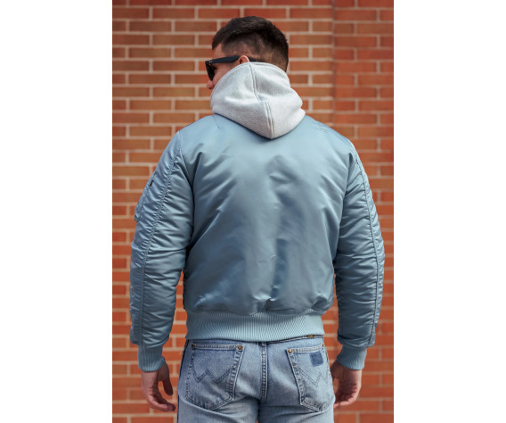 Фото: “Куртка бомбер D-tec SP-04 светло-синий | Army Stroll”, купить в интернет магазине