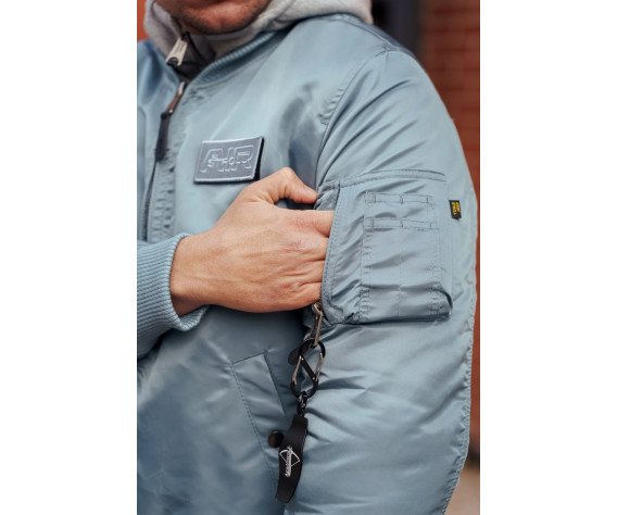 Фото: “Куртка бомбер D-tec SP-04 светло-синий | Army Stroll”, купить в интернет магазине