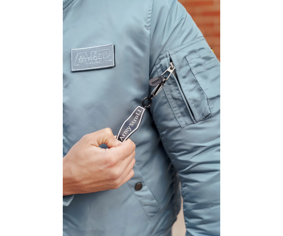 Фото: “Куртка бомбер D-tec SP-04 светло-синий | Army Stroll”, купить в интернет магазине