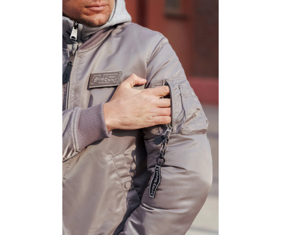 Фото: “Куртка бомбер D-tec SP-04 светло-серый | Army Stroll”, купить в интернет магазине