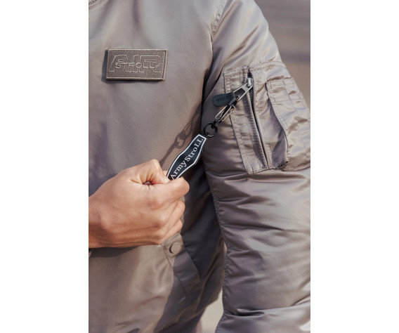 Фото: “Куртка бомбер D-tec SP-04 светло-серый | Army Stroll”, купить в интернет магазине