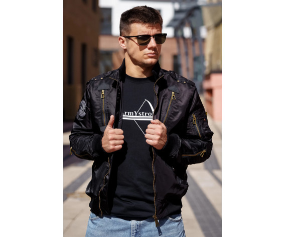 Фото: “Куртка бомбер PE-16 Black | Army Stroll”, купить в интернет магазине