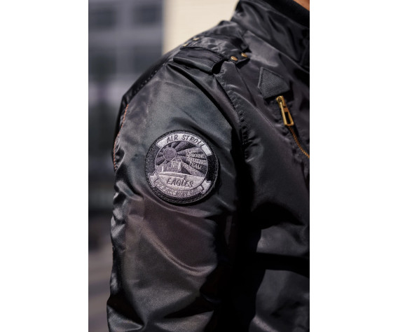 Фото: “Куртка бомбер PE-16 Black | Army Stroll”, купить в интернет магазине