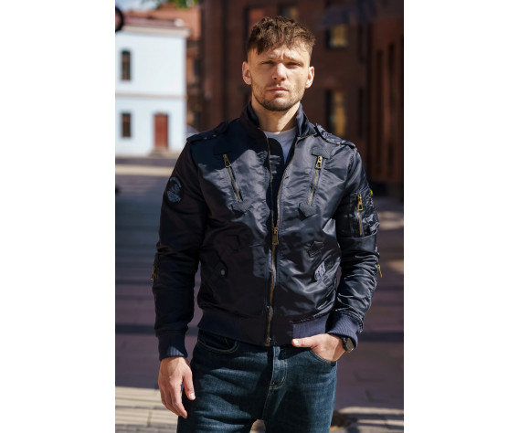 Фото: “Куртка бомбер PE-16 Navy | Army Stroll”, купить в интернет магазине
