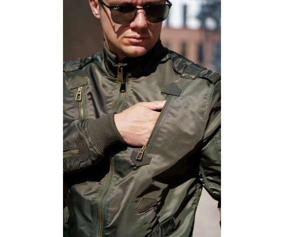 Фото: “Куртка бомбер PE-16 Olive | Army Stroll”, купить в интернет магазине