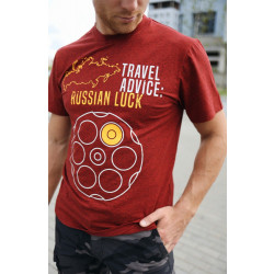 Фото: “Футболка Travel Advice: Russian Luck Helikon, цвет Red/Black Melange”
