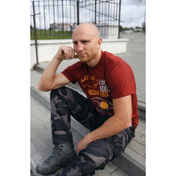Фото: “Футболка Travel Advice: Russian Luck Helikon, цвет Red/Black Melange”