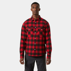 Фото: “Рубашка LOKKA ORGANIC FLANNEL HH, цвет Red Buffalo”, купить в интернет магазине