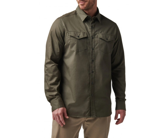 Фото: “Рубашка Gunner Solid L/S 5.11 Tactical, цвет Grenade”, купить в интернет магазине