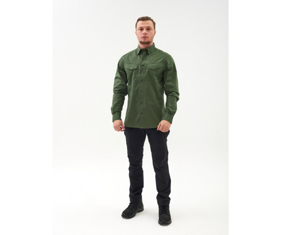 Фото: “Рубашка DEFENDER MK2 Long Sleeve Helikon, цвет Olive Green”, купить в интернет магазине