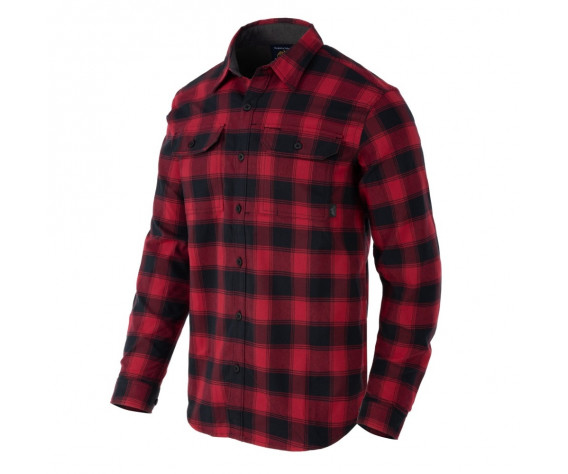Фото: “Рубашка Greyman NS Helikon, цвет Coral Crimson Checkered”, купить в интернет магазине