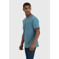 Превью товара: “Футболка Gray pocket Vintage, цвет Ocean Blue”, купить в интернет магазине