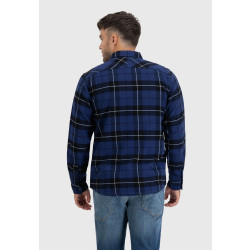 Превью товара: “Рубашка Sem Flannel Vintage, цвет Kobalt Check”, купить в интернет магазине