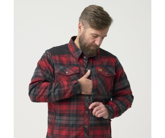 Фото: “Рубашка Winter Warden Helikon, цвет Slate Crimson Plaid”, купить в интернет магазине