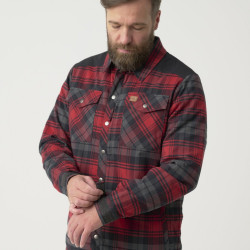 Фото: “Рубашка Winter Warden Helikon, цвет Slate Crimson Plaid”