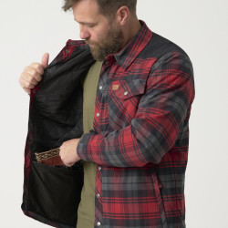 Фото: “Рубашка Winter Warden Helikon, цвет Slate Crimson Plaid”