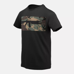 Превью товара: “Футболка 16/203 Combo Helikon, цвет Black/US Woodland”, купить в интернет магазине