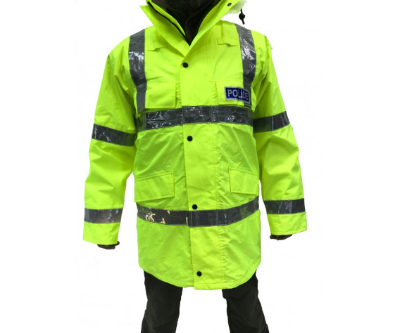 Фото: “Водонепроницаемая светоотражающая куртка Police. Великобритания, оригинал.”, купить в интернет магазине
