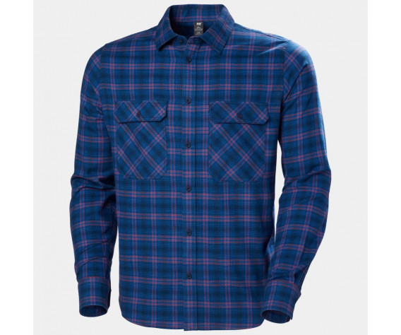Фото: “Рубашка LOKKA ORGANIC FLANNEL HH, цвет Ocean Class”, купить в интернет магазине