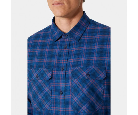 Фото: “Рубашка LOKKA ORGANIC FLANNEL HH, цвет Ocean Class”, купить в интернет магазине