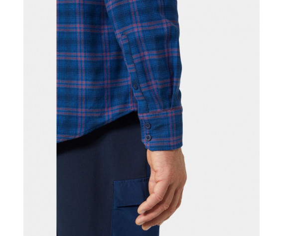 Фото: “Рубашка LOKKA ORGANIC FLANNEL HH, цвет Ocean Class”, купить в интернет магазине