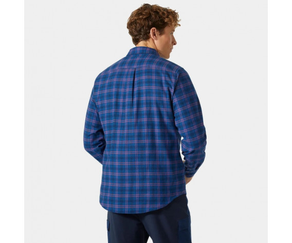 Фото: “Рубашка LOKKA ORGANIC FLANNEL HH, цвет Ocean Class”, купить в интернет магазине
