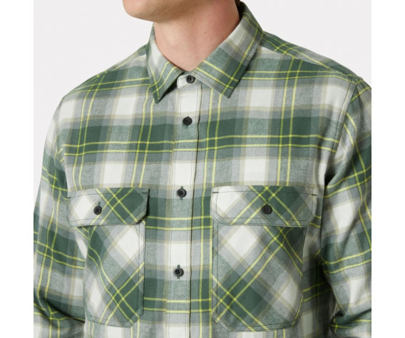 Фото: “Рубашка LOKKA ORGANIC FLANNEL HH, цвет Jungle Green”, купить в интернет магазине