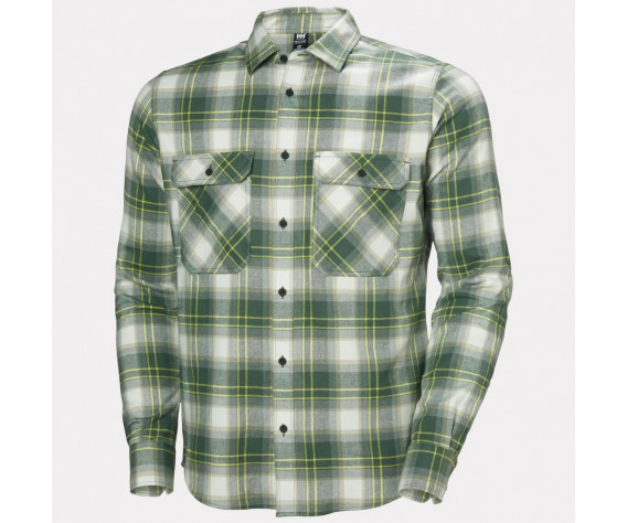 Фото: “Рубашка LOKKA ORGANIC FLANNEL HH, цвет Jungle Green”, купить в интернет магазине