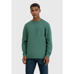 Фото: “Лонгслив Grant pocket Vintage, цвет Bright Green”, купить в интернет магазине
