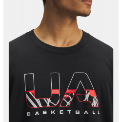 Превью товара: “Футболка M HWT Hoops Branded Under Armour, цвет Black”, купить в интернет магазине