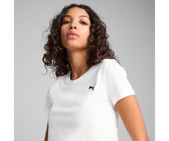 Фото: “Футболка W Wardrobe Ess Baby Puma, цвет White”, купить в интернет магазине