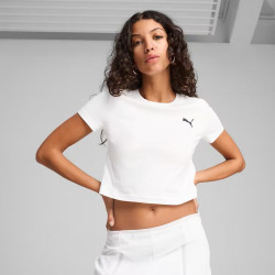 Фото: “Футболка W Wardrobe Ess Baby Puma, цвет White”, купить в интернет магазине
