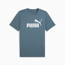 Фото: “Футболка M Ess No.1 Logo Heather Puma, цвет Green Terrain”, купить в интернет магазине