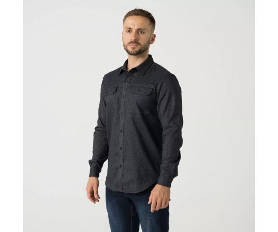 Фото: “Рубашка Greyman Helikon, цвет Old Black Denim”, купить в интернет магазине