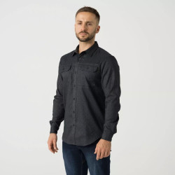 Фото: “Рубашка Greyman Helikon, цвет Old Black Denim”, купить в интернет магазине