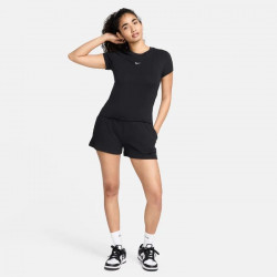 Превью товара: “Футболка W NSW Chill Knit Mid Cropped Nike, цвет Black/White”, купить в интернет магазине