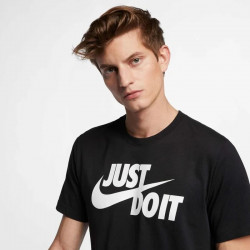 Фото: “Футболка M NSW JDI Swoosh Nike, цвет Black/White”