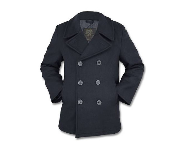 Фото: “Бушлат морской ВМФ Mil-tec в ретро стиле с черными пуговицами”, купить в интернет магазине