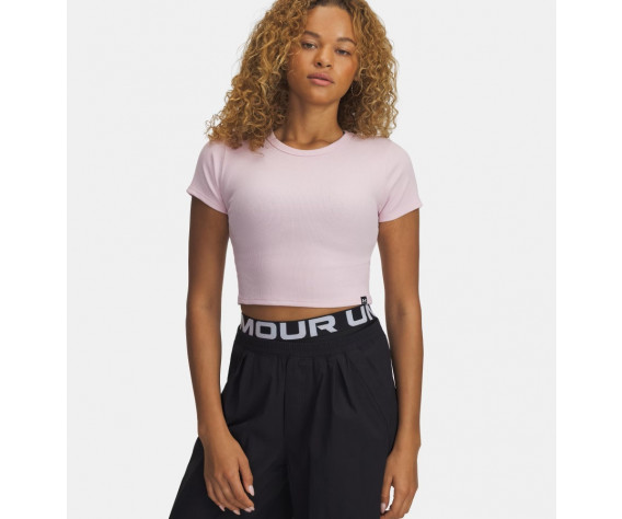 Фото: “Футболка W Rival Rib Under Armour, цвет Prime Pink”, купить в интернет магазине