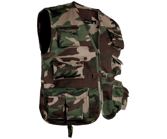 Фото: “Жилет Милтек рыбака/охотника Вудленд”, купить в интернет магазине