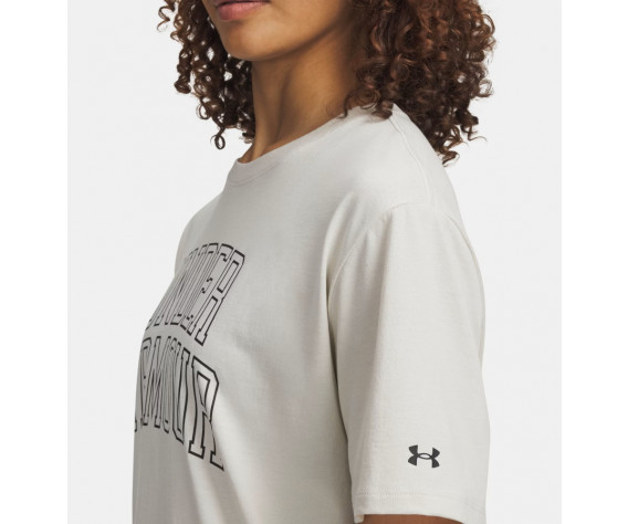 Фото: “Футболка W Rival Campus OS Under Armour, цвет Summit White/Black”, купить в интернет магазине