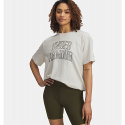 Фото: “Футболка W Rival Campus OS Under Armour, цвет Summit White/Black”, купить в интернет магазине