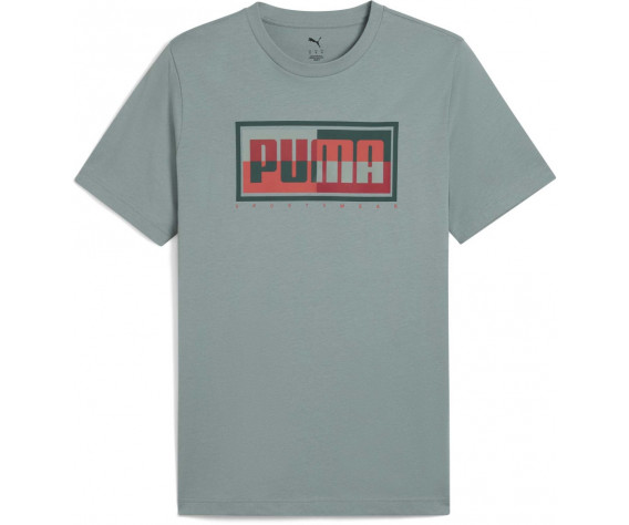 Фото: “Футболка M Graphics Box Puma, цвет Green Moon”, купить в интернет магазине