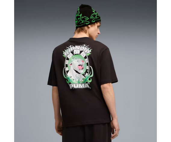 Фото: “Футболка M PUMA x RIPNDIP Boxy Graphic Puma, цвет Black”, купить в интернет магазине