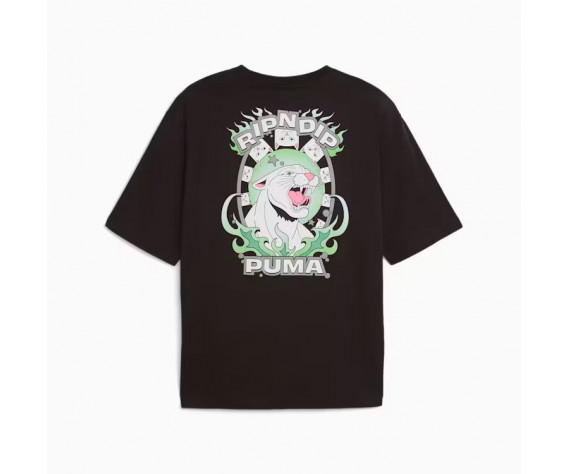 Фото: “Футболка M PUMA x RIPNDIP Boxy Graphic Puma, цвет Black”, купить в интернет магазине