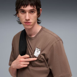 Превью товара: “Футболка M PUMA x RIPNDIP Relaxed Pocket Puma, цвет Flat Bronze”, купить в интернет магазине