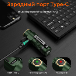 Фото: “Светодиодный тактический фонарик NICRON C1 Green”