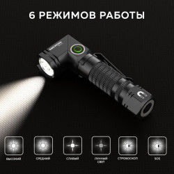 Фото: “Светодиодный поворотный фонарь NICRON B74PRO 1000”